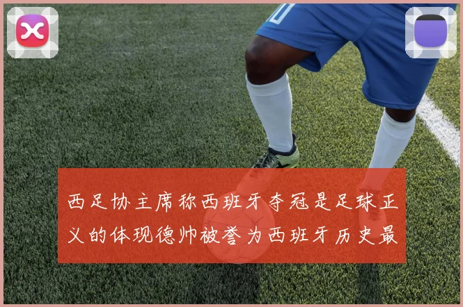 西足协主席称西班牙夺冠是足球正义的体现德帅被誉为西班牙历史最佳教练
